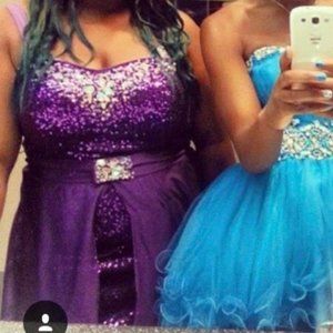 Women's Size 14/16 Two-Piece Formal Sequence Dress